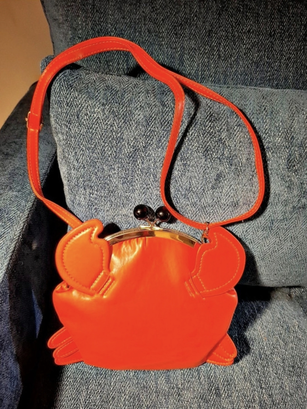 Orange Novelty Crab 🦀 Mini Bag Like New